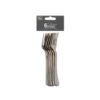 PLASTIC FORKS 6 PACK SILVER